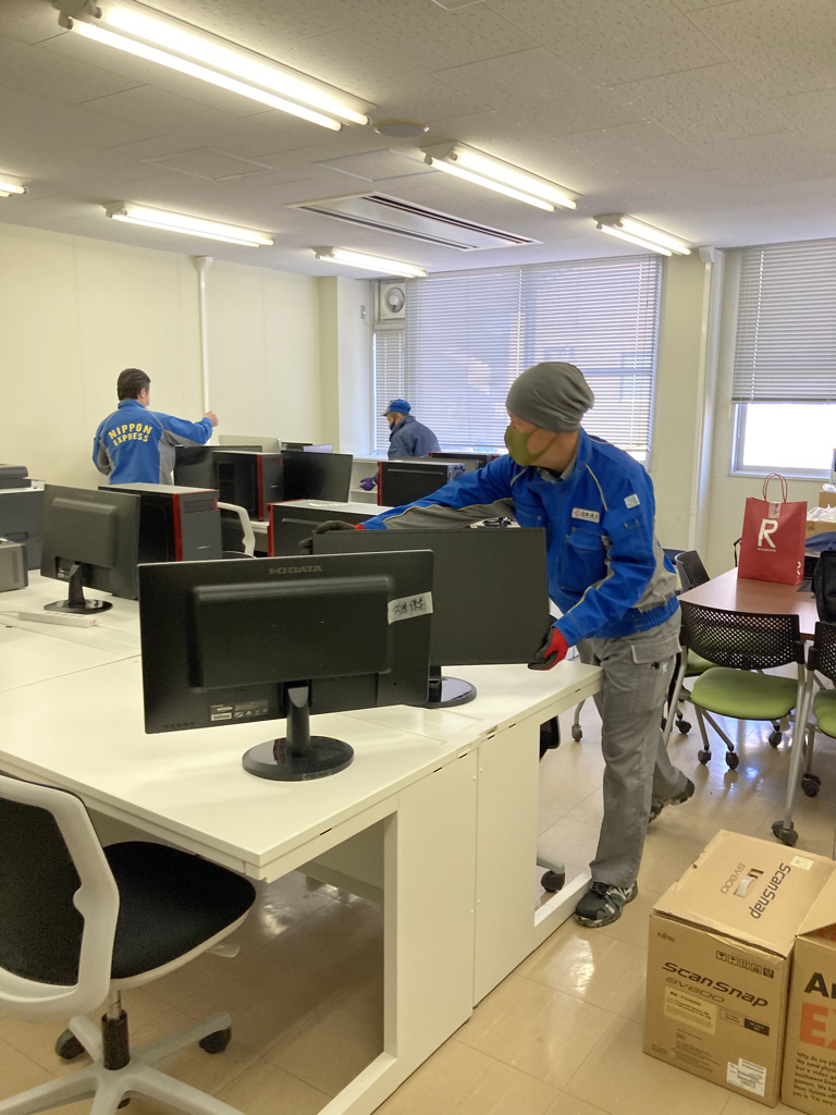 研究室がキャンパス内引っ越し